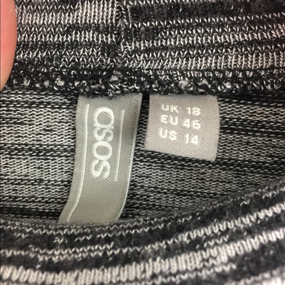 ASOS Maxi Dress Long Sleeve Size 14 - Picture 3 of 4